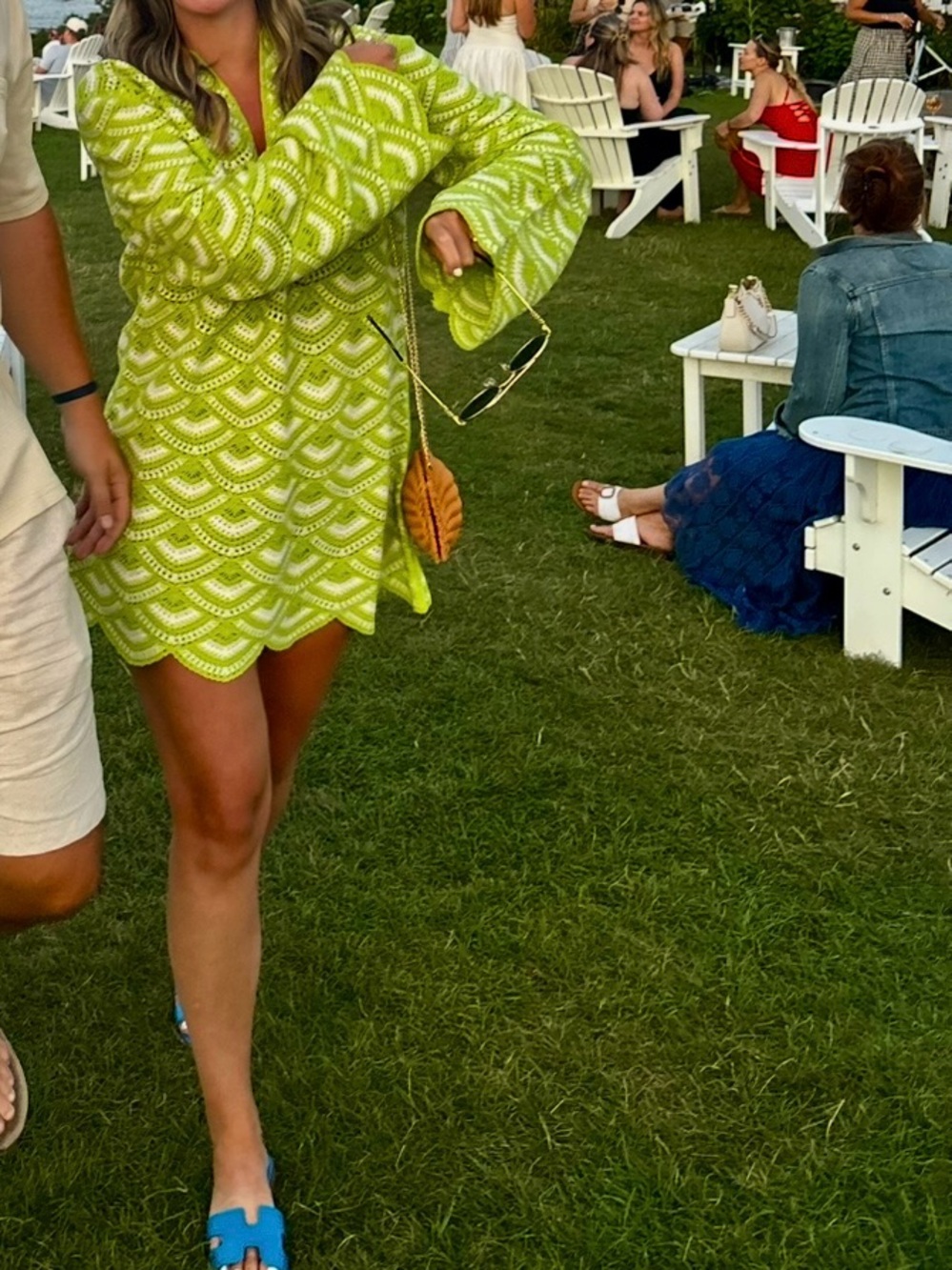 Celandine Anthropologie Crotchet Mini Dress